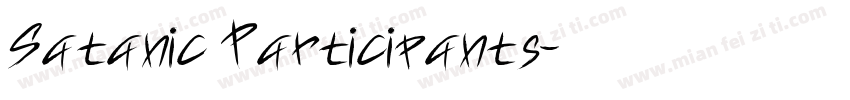 Satanic Participants字体转换